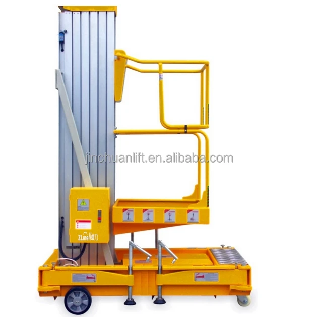Single Mast Aluminum Alloy Electric Ladder Elevator Buy Single Mast