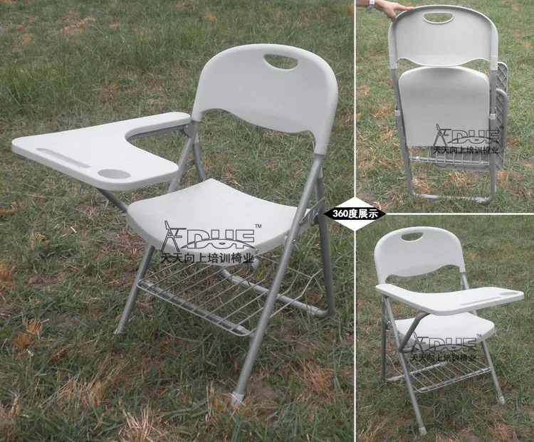 New folding Writing Chair of Student Big Tablet Arm Chair College Wholesale Price with Free Shipment (50 chairs)to Thailand