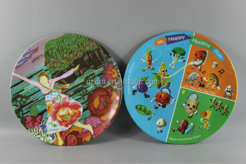 11 Inch Melamine Round Plates And Dishes Food Grade
