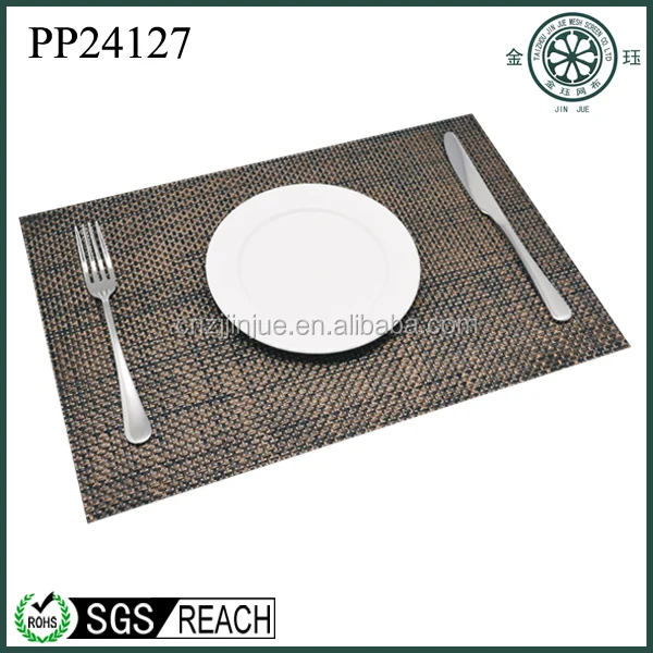 Hotel Restaurant Food Tray Mat Woven Vinyl Plastic Place Mat Buy