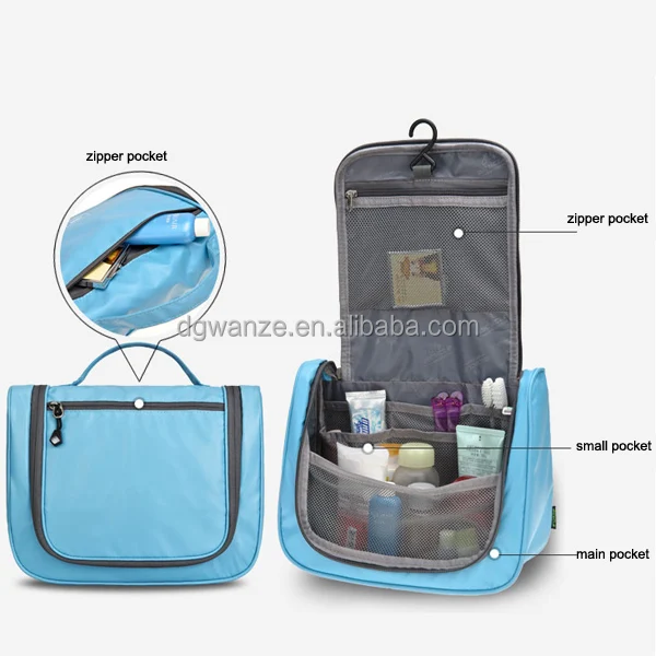 Household Essentials Hanging Cosmetic Travel Bag Organizer