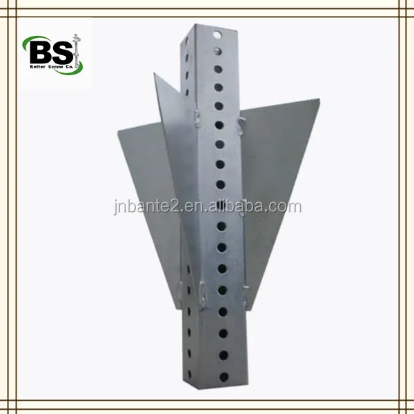 Square Tube Perforated Galvanized Steel Post Buy Square Tube Steel