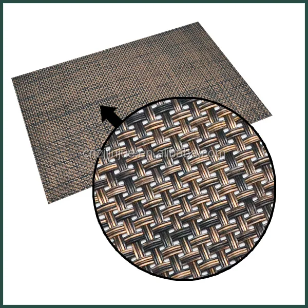 Hotel Restaurant Food Tray Mat Woven Vinyl Plastic Place Mat Buy