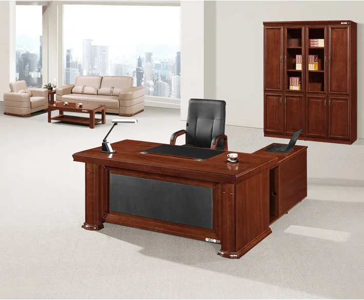 Latest Office Table Designs Mdf+wood Veneer Director Desk,Office Veneer