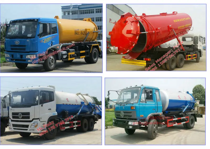 howo sludge suction truck all wheel drive 4wd 4x4 vacuum trucks
