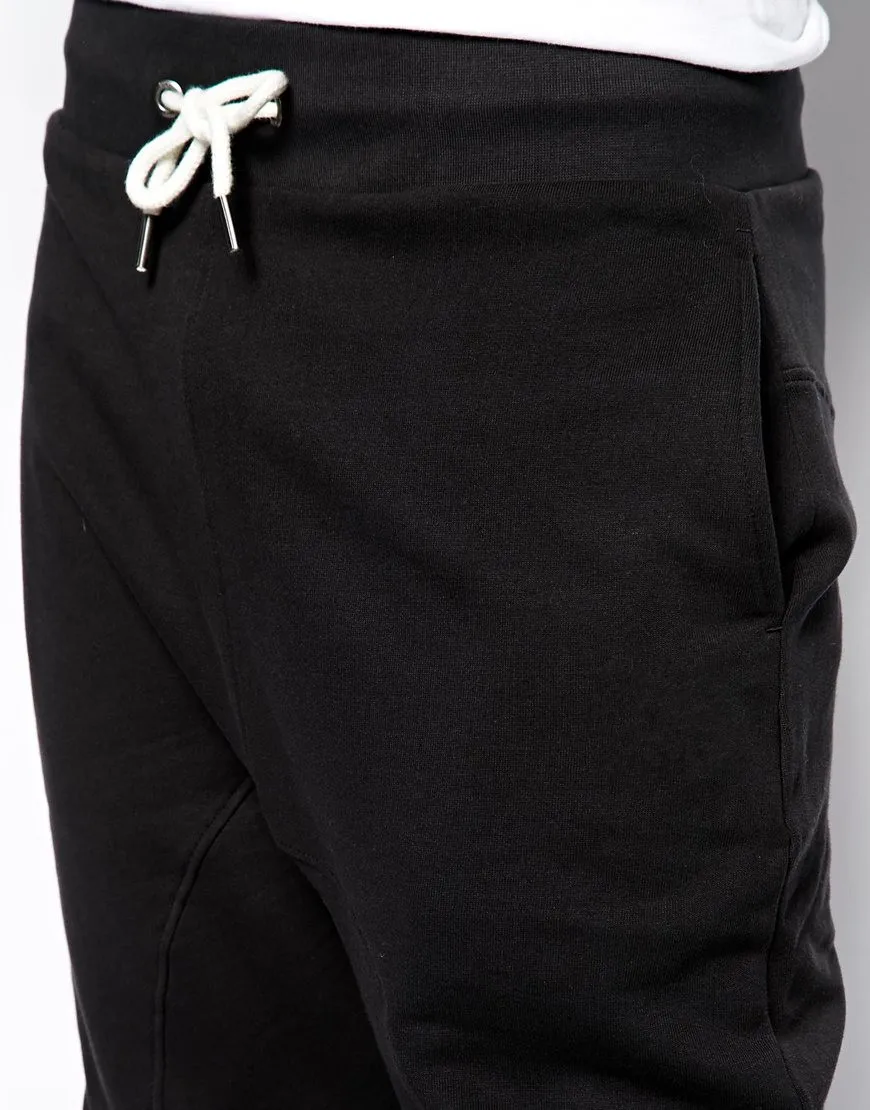 Drop Crotch Black Baggy Pant Men With Cuffed Hem - Buy Drop Crotch Pant ...