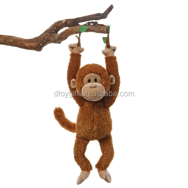 plush hanging monkey
