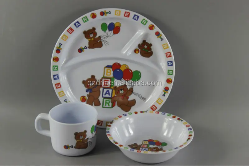 Melamine Tableware Set For Kids