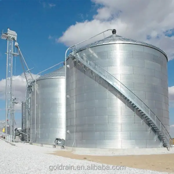metal grain silo