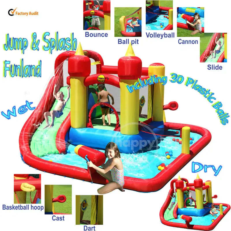 inflatable bouncers with slide