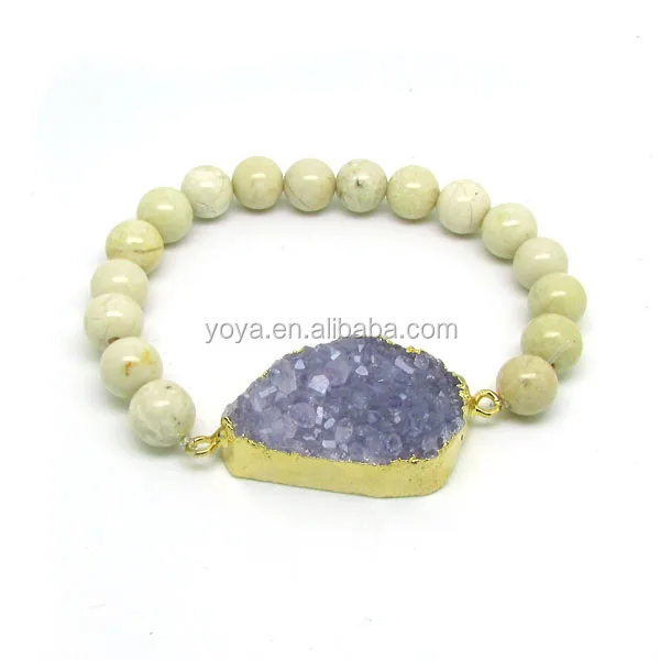 Fashion Opal Beaded Druzy Bracelet,Wholesale Druzy Jewelry Bracelet.JPG