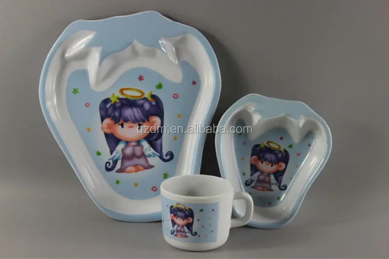 Fruit Shape Melamine Dinner Set For Baby