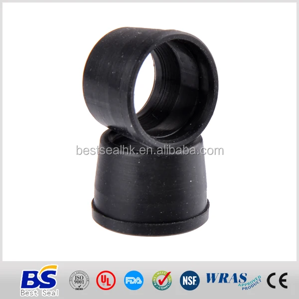 Weather resistance rubber seal for electric cable gland