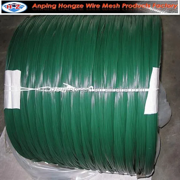 0.9mm Plastic Coated Craft Wire/big Coil Pvc Coated Wire/pvc Iron Wire ...