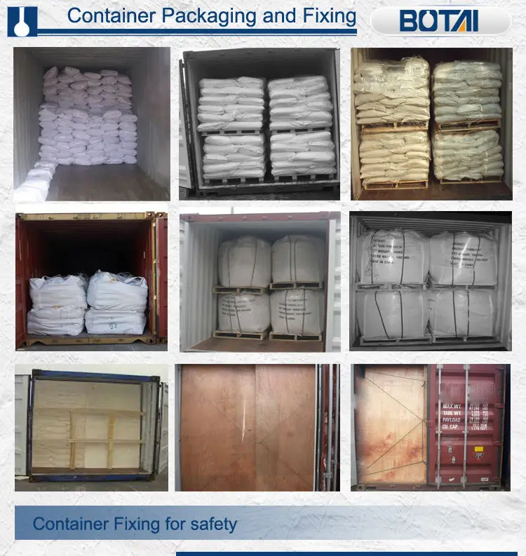 Container packaing and fixing