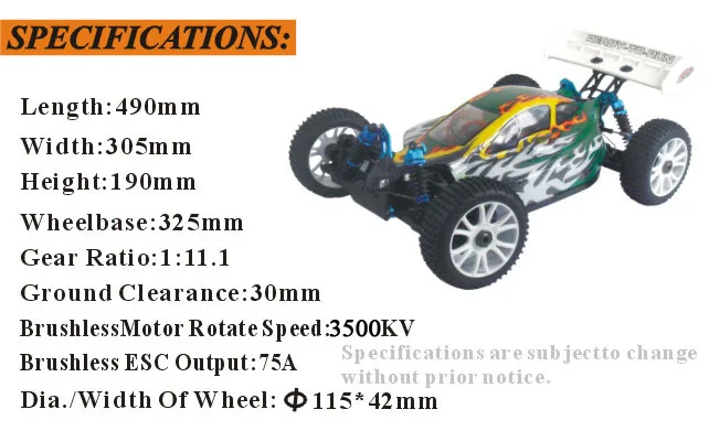 large scale electric rc