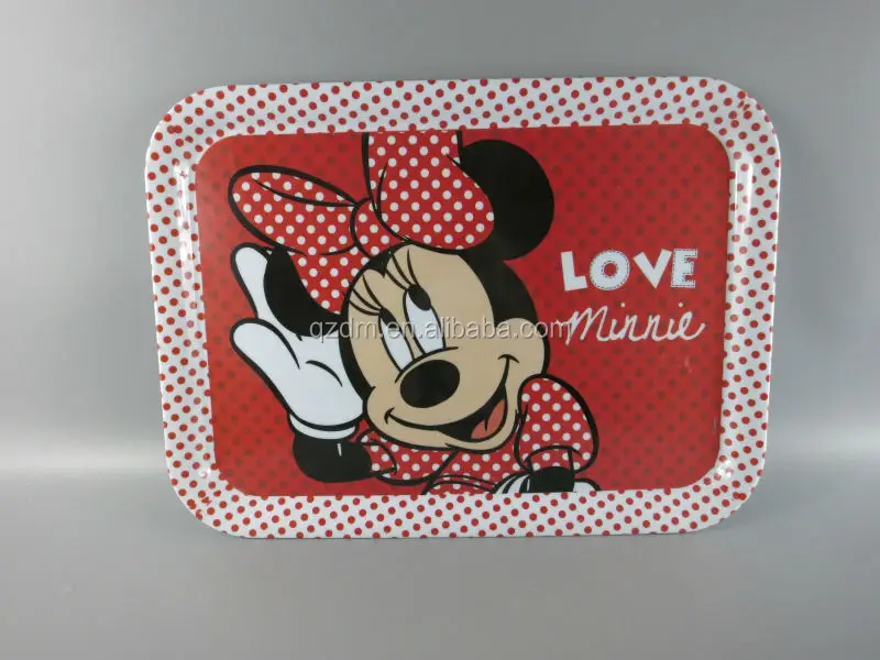 12inch Plastic round tray Melamine serving tray