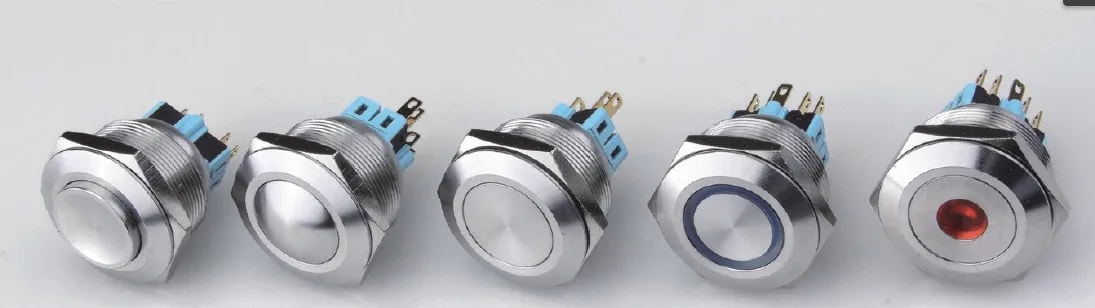 CMP 28mm Series LED double action knife push button switch CE and TUV approval