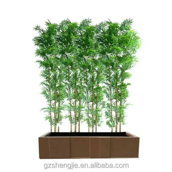 Bamboo 5 Fourches 25 Maille Court Artificiel Plastique Plante Fleur Vert Feuille Bamboo 