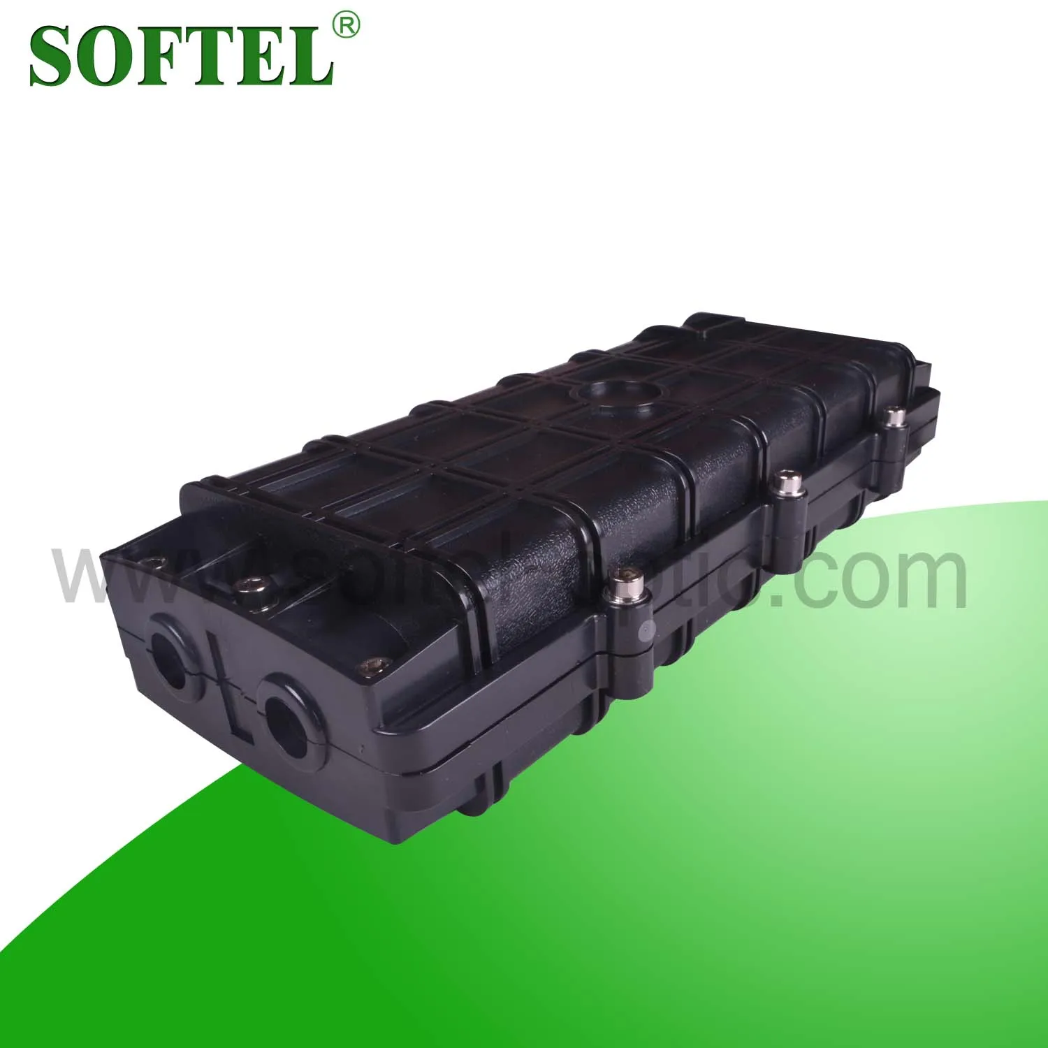 48 Cores Horizontal Fiber Optic Splice Closure Direct Burial Inline