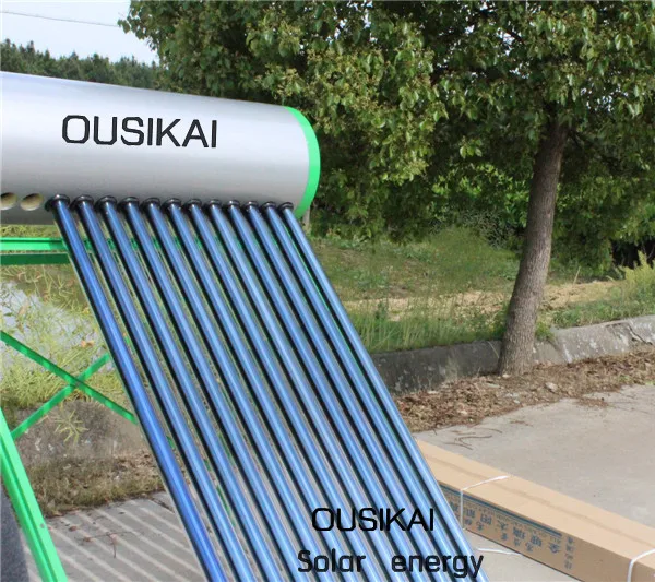 Ousikai 300l Large Non Pressurized Solar Hot Water Heater For South