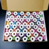 100% Polyester embroidery thread 120D/2, 1000M Small bobbins Set