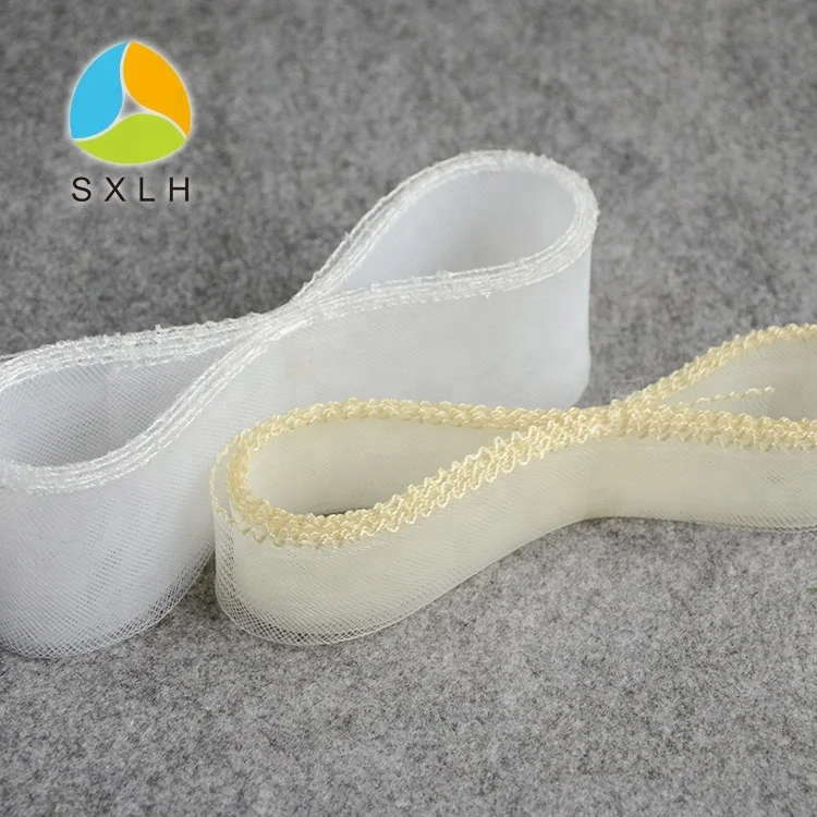 Wholesale Bridal Petticoat Stiff Mesh Crinoline Fabric Horsehair Braid