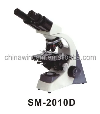 laboratory adjustable binocular electric microscope with wide field eyepiece WF10X