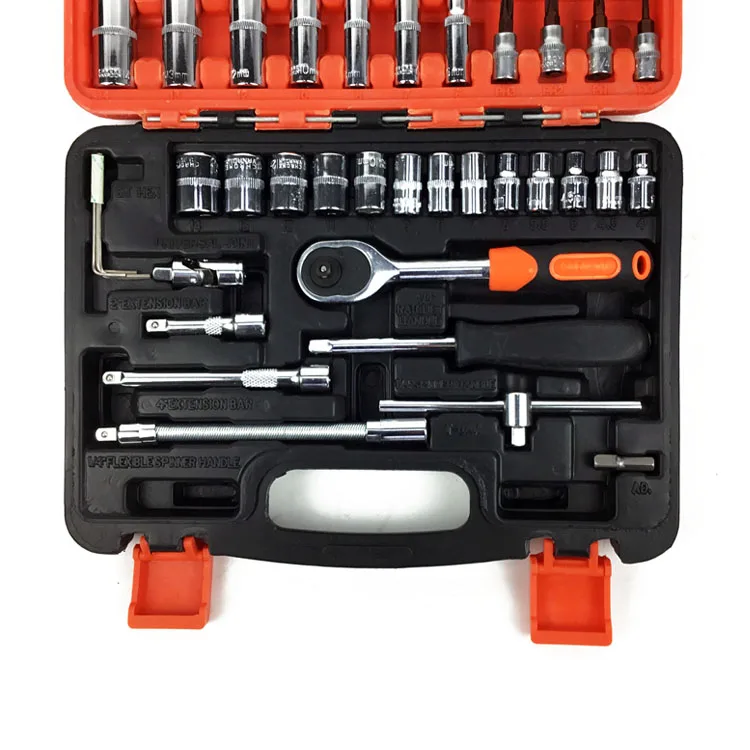 53pcs Professional Car Repair Tool Set Socket Wrench Spanner Set