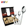 Wholesale bulk decorative western 24pcs stainless steel flatware set
