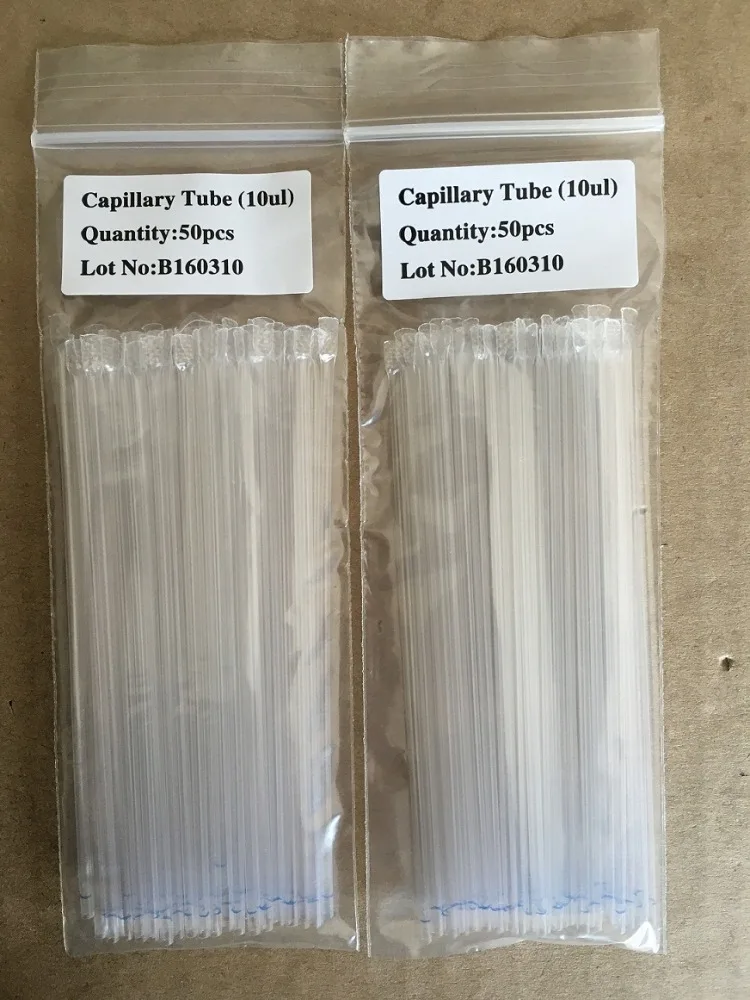 Capillary Tubes For Blood Collection And Transfer To Rapid Test Kit