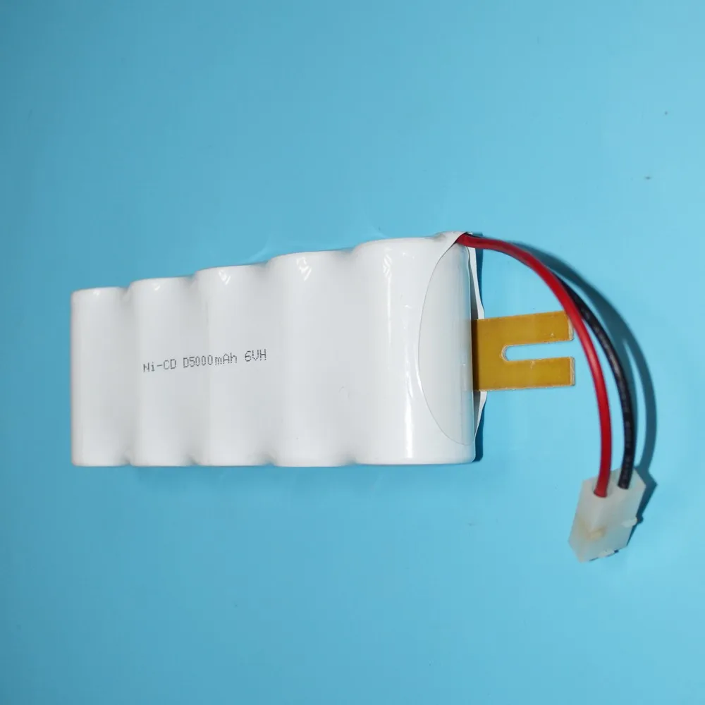6v Nicd 5000mah Battery Pack D5000 Battery 6v Nicd Batteries For Led