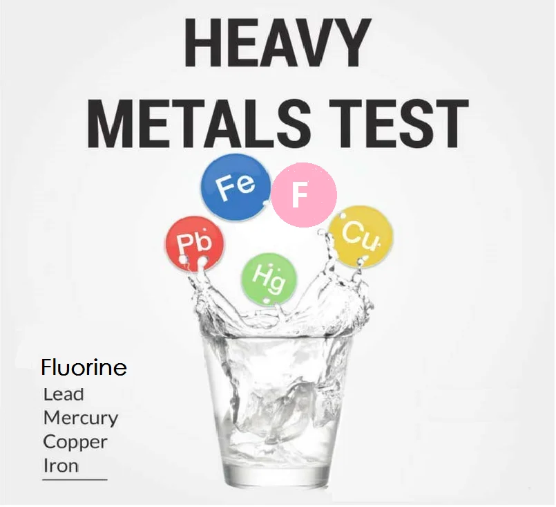 Lead Iron Copper Mercury And Fluorine Heavy Metals Test Kit In Water