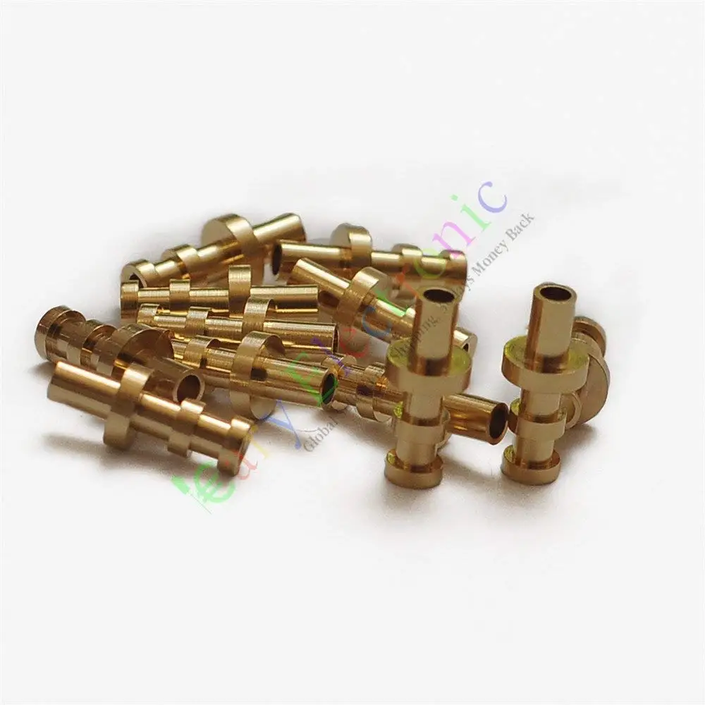 Cayyi 50pc copper plated Gold Turret Lug for 3MM Fiberglass Terminal Tag Board Audio