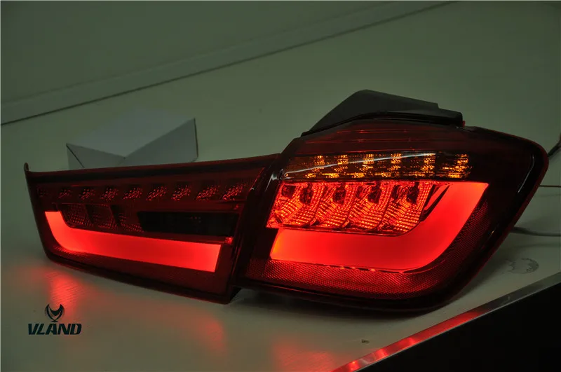 VLAND manufactory for Car Tail lamp for ASX 2010-2015 LED Taillight for ASX Tail light with LED moving signal Plug And Play