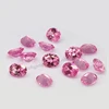 Top quality China stone oval shaped pink ruby corundum gems synthetic ruby