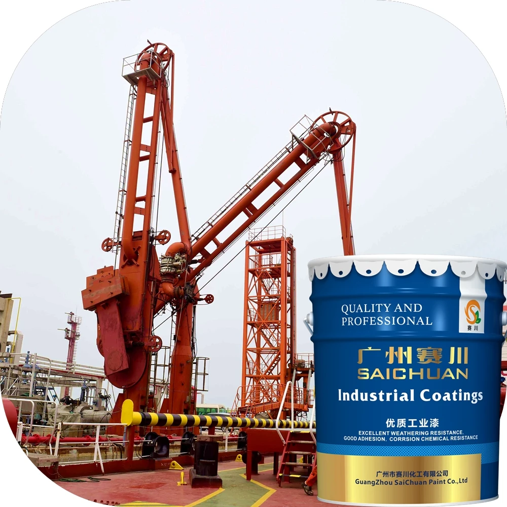 Film durability high chlorinated polyethylene anticorrosive paint for iron and steel equipment