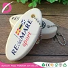 Portable advertising gifts PU Foam keychain with silk printing logo