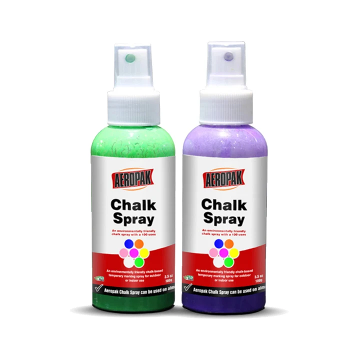 Aeropak Manufacturer certificate temporary marking  Colorful Chalk Spray paint