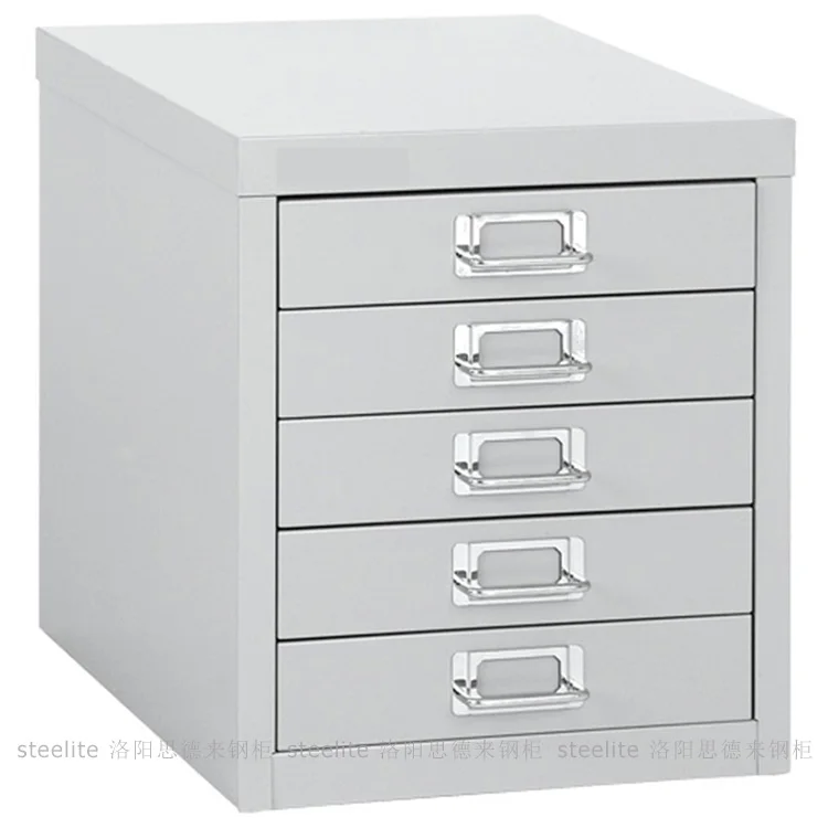 Knockdown Structure Desktop Drawer Organizer 5 Drawer Paper Storage