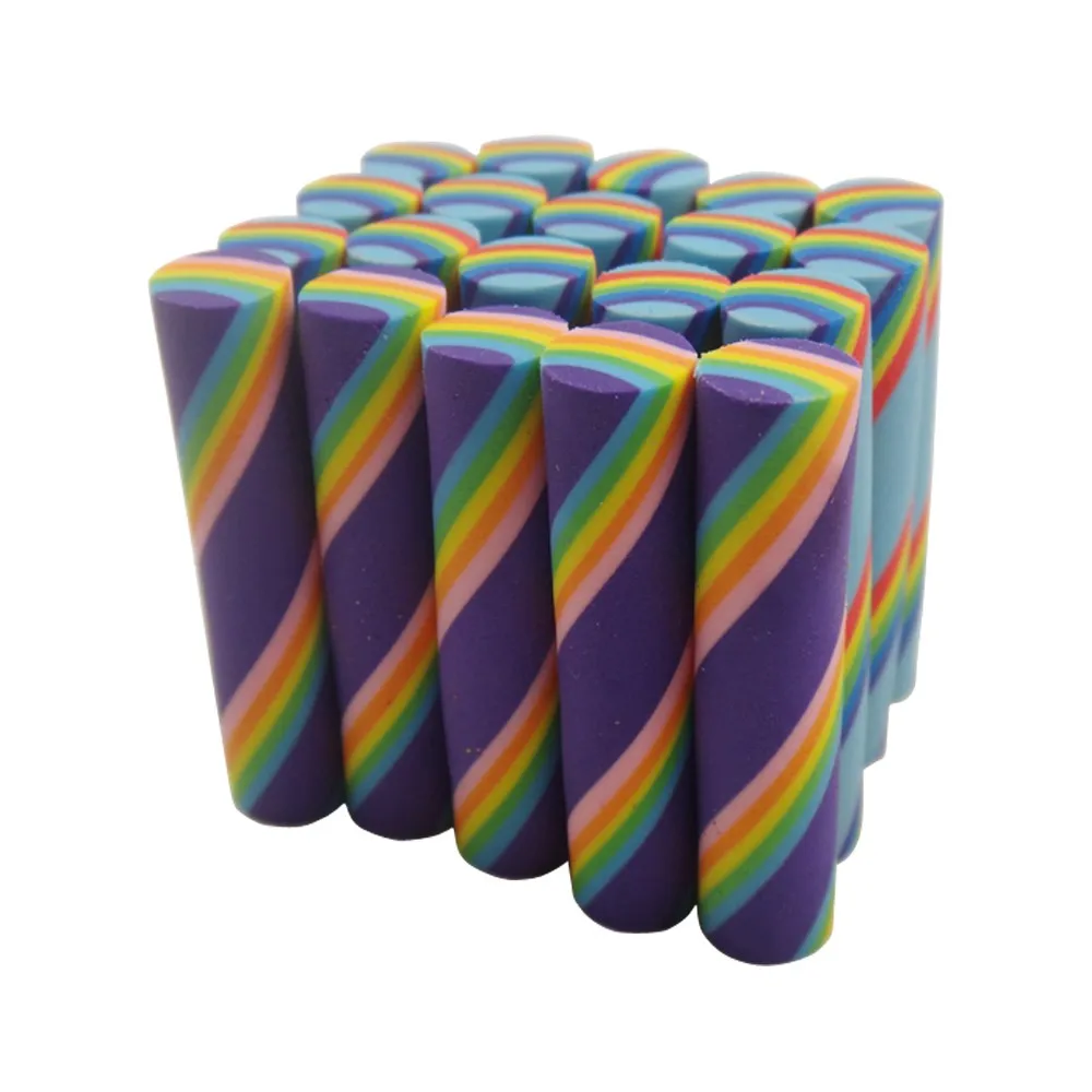 Colorful School Eraser And Rainbow Eraser Rubber Buy Rainbow Eraser