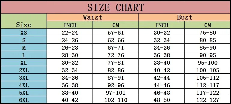 Size Chart India