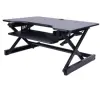 Easy to adjust portable folding computer desk table