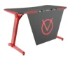 VM-ES02-2 z shape rgb pc gaming table led computer gaming table desk for game in office/home