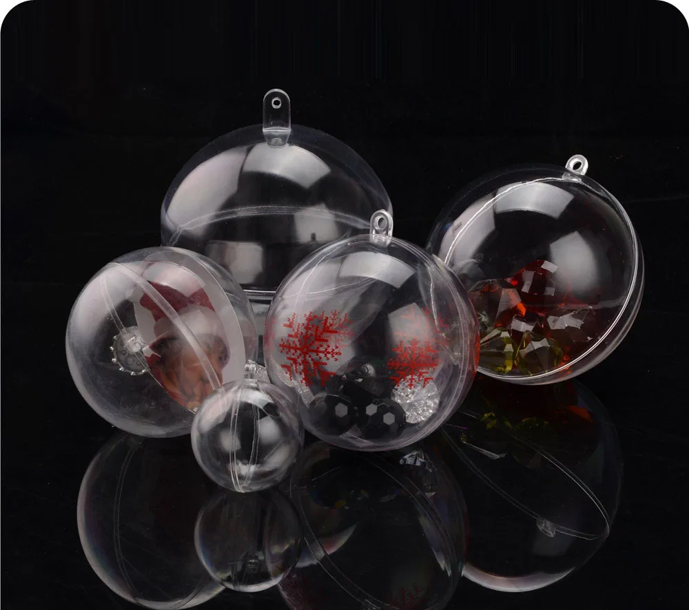 Endurable Using Clear 40cm Wholesale Large Ball Ornaments Plastic