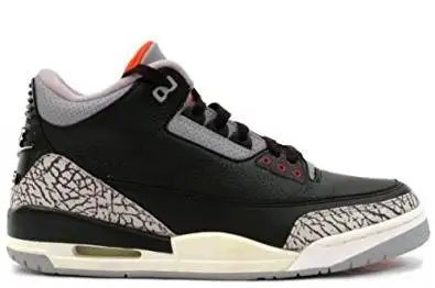 Air Jordan 3 Retro Black Cement 2001 Retro Nike Air 136064 001 size 11