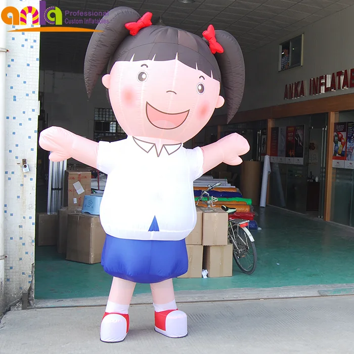 Advertising Inflatable Parade Girl Customized Inflatable Baby Cartoon Model