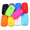 Hot silicone car key cover case shell fob for VW Golf Bora Jetta POLO GOLF Passat For Skoda Octavia A5 Fabia For SEAT Ibiza Leon