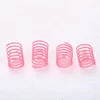 Amazon hot selling durable springs cat toys funny interactive plastic colorful cat spring toys
