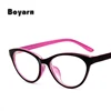Boyarn Fashion Women Myopia Optical Glasses Frame Lady Brand Vintage Retro Spectacle Eyewear Cat Eye Glasses Frame